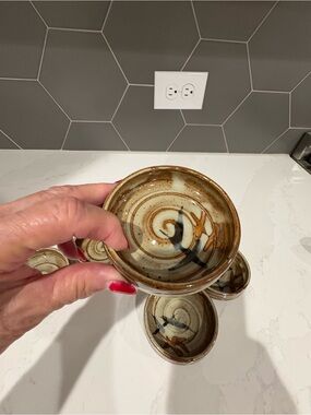 Vintage! Japanese Dipping Bowls, Set of Six